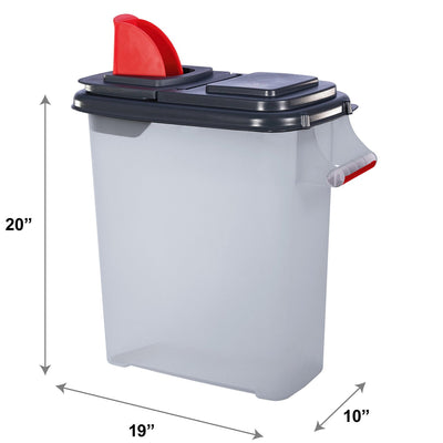 Buddeez 40lb Pellet and Multi-Use Storage Dispenser