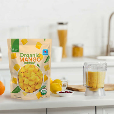 Alasko Organic Mango Chunks, Frozen, 5 lbs.